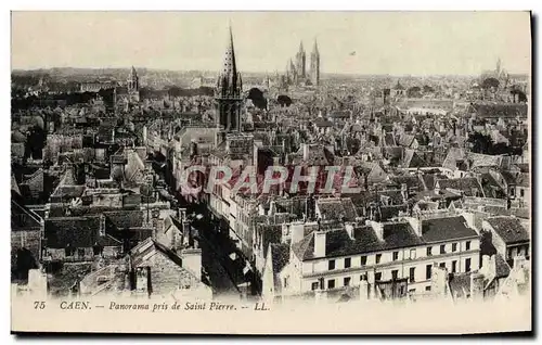 Ansichtskarte AK Caen Panorama Pris de Saint Pierre