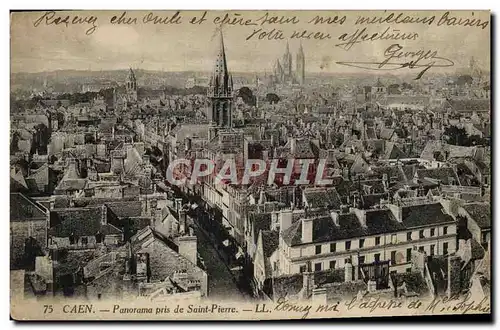 Ansichtskarte AK Caen Panorama Pris de Saint Pierre