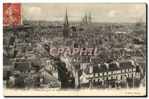 Ansichtskarte AK Caen Panorama Pris de Saint Pierre