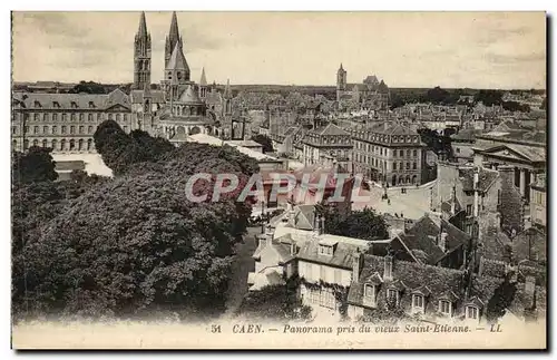 Ansichtskarte AK Caen Panorama Pris du Vieux Saint Etienne