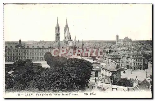 Ansichtskarte AK Caen Vue Prise du Vieux Saint Etienne