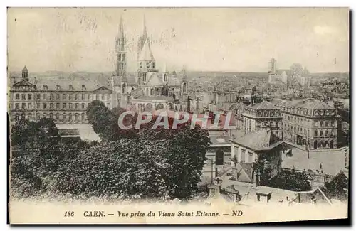 Ansichtskarte AK Caen Vue Prise du Vieux Saint Etienne