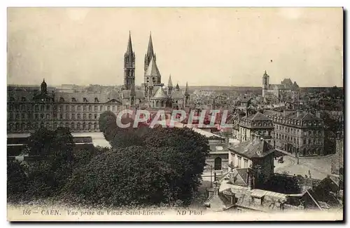 Ansichtskarte AK Caen Vue Prise du Vieux Saint Etienne