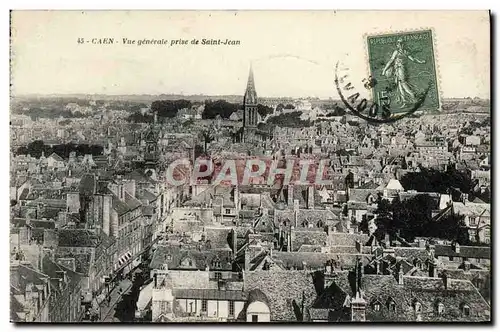 Ansichtskarte AK Caen Vue Generale Prise de Saint Jean