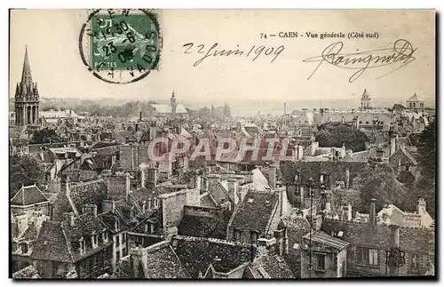 Cartes postales Caen Vue Generale