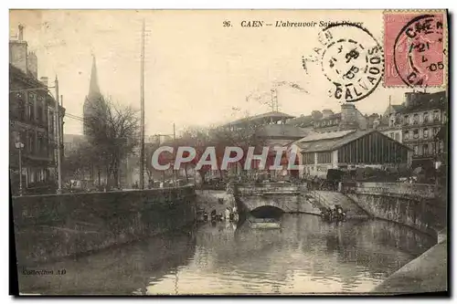 Ansichtskarte AK Caen La Poissonnerie et L&#39Abreuvoir du Grand Odon