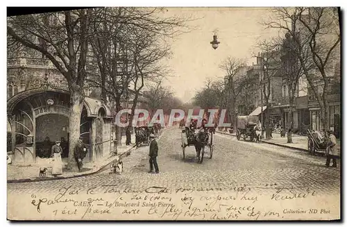 Cartes postales Caen Le Boulevard Saint Pierre