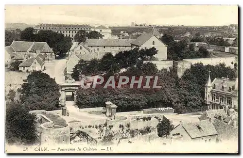 Cartes postales Caen Panorama du Chateau