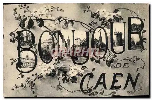 Cartes postales Caen Bonjour