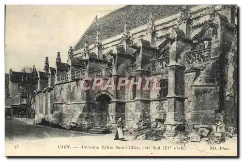 Ansichtskarte AK Caen Ancienne Eglise Saint Gilles