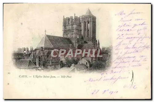 Cartes postales Caen Eglise Saint Jean