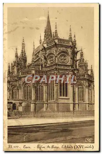 Cartes postales Caen Eglise St Pierre L&#39abside