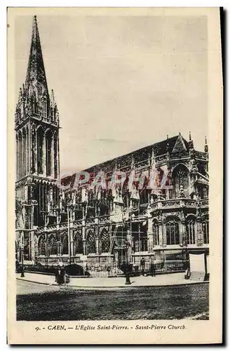 Cartes postales Caen Eglise Saint Pierre