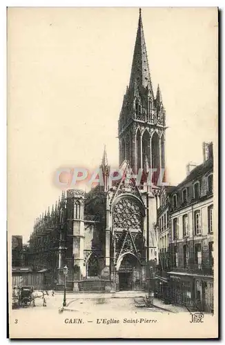 Cartes postales Caen L&#39Eglise Saint Pierre