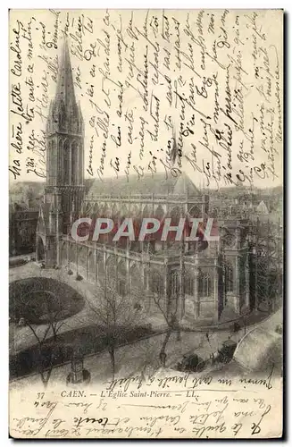 Cartes postales Caen L&#39Eglise Saint Pierre