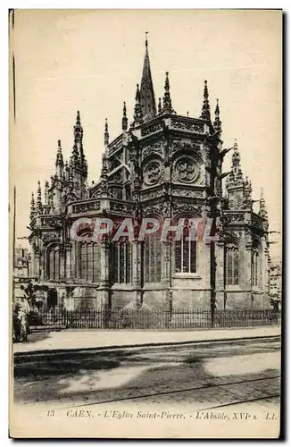 Cartes postales Caen L&#39Eglise Saint Pierre L&#39Abside