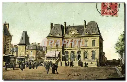 Cartes postales Caen La Gare