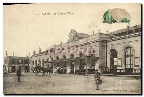 Cartes postales Caen La Gare de l&#39Ouest