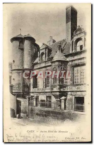 Cartes postales Caen Ancien Hotel des Monnaies