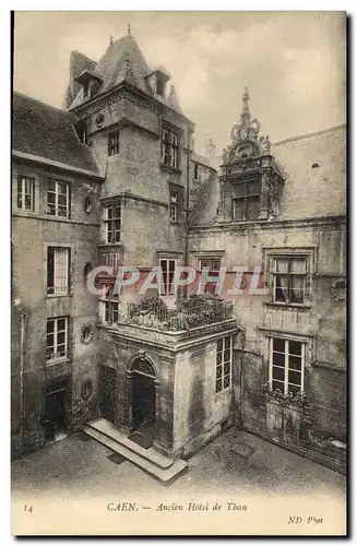 Cartes postales Caen Ancien Hotel de Than