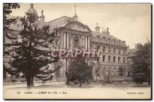 Cartes postales Caen L&#39Hotel de Ville