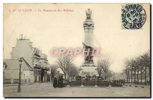 Ansichtskarte AK Caen Le Monument des Mobiles