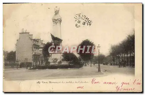 Cartes postales Caen Monument des Mobiles du Calvados