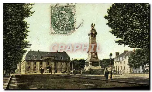 Ansichtskarte AK Caen Place Alexandre III Le monument des Mobiles