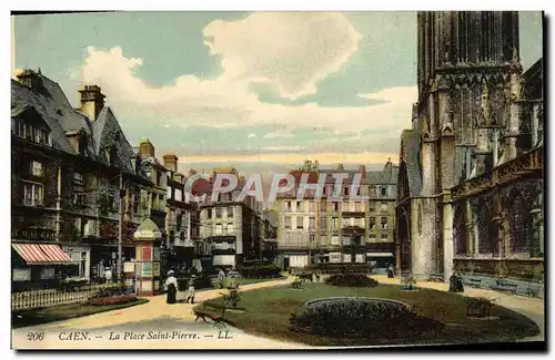 Cartes postales Caen La Place Saint Pierre