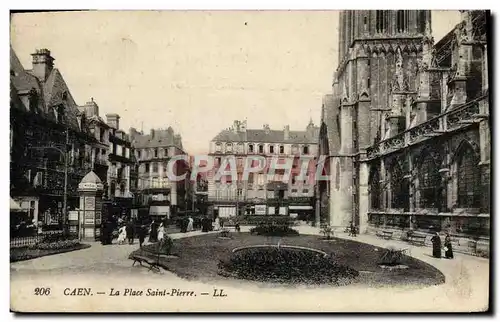 Cartes postales Caen La Place Saint Pierre