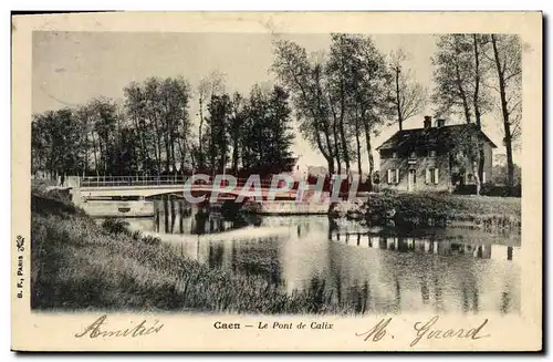 Ansichtskarte AK Caen Le Pont de Calix