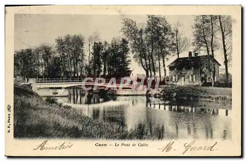 Cartes postales Caen Le Pont de Calix