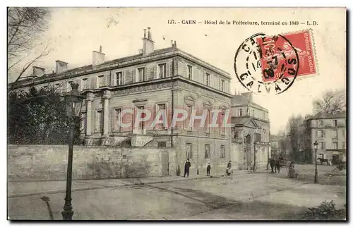 Cartes postales Caen Hotel de la Prefecture termine en 1839