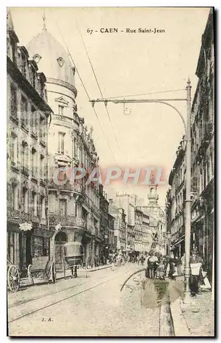 Cartes postales Caen Rue Saint Jean