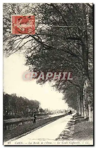 Ansichtskarte AK Caen Les Bords de l&#39Orne Le Cours Caffarelli