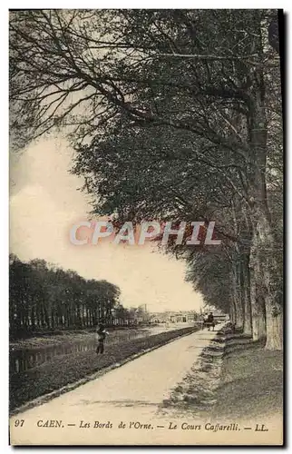 Ansichtskarte AK Caen Les Bords de l&#39Orne Le Cours Caffarelli