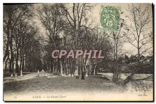 Cartes postales Caen Le Grand Cours