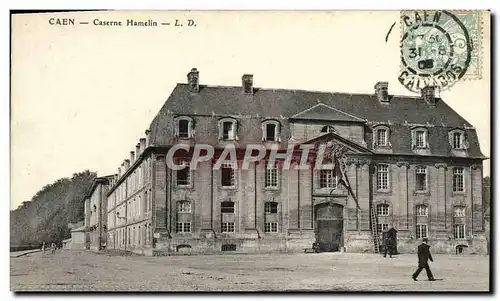 Cartes postales Caen Caserne Hamelin Militaria