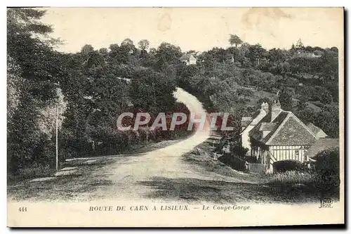 Ansichtskarte AK Route de Caen a Lisieux Le Coupe Gorge