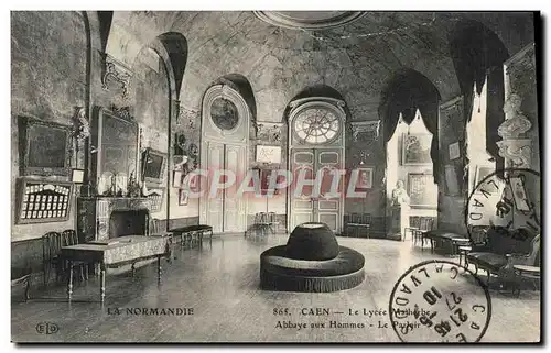 Cartes postales Caen Le Lycee Malherbe Abbaye aux hommes Le parloir