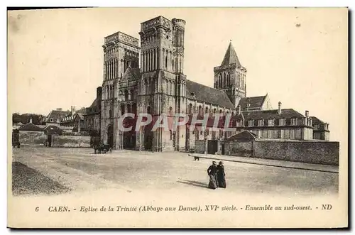 Ansichtskarte AK Caen Eglise de la Trinite Ensemble au Sud Ouest