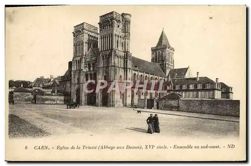 Cartes postales Caen Eglise de la Trinite Ensemble au Sud Ouest