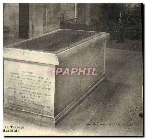 Ansichtskarte AK Caen Eglise de la Trinite Le tombeau de Reine Mathilde