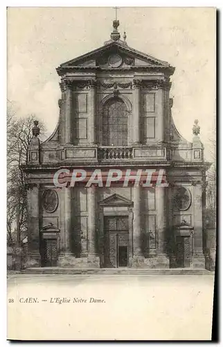 Cartes postales Caen L&#39Eglise Notre Dame