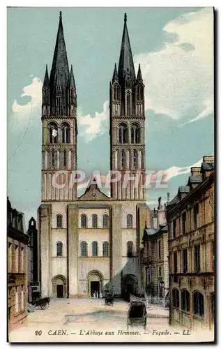 Cartes postales Caen L&#39Abbaye aux Hommes Facade