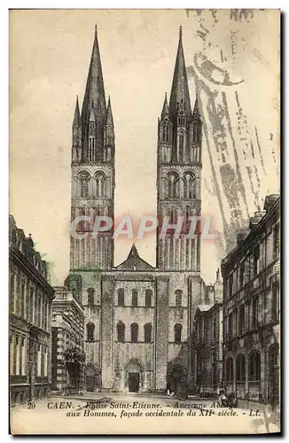 Ansichtskarte AK Caen Eglise Saint Etienne Ancienne abbaye aux hommes facade occidentale