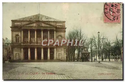 Cartes postales Caen Rue Le Theatre