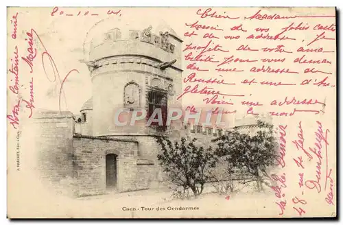 Cartes postales Caen Tour des Gendarmes