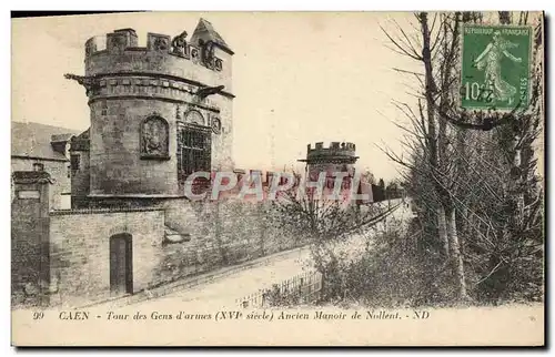 Ansichtskarte AK Caen Tour des Gens d&#39Armes Ancien manoir de Nollent