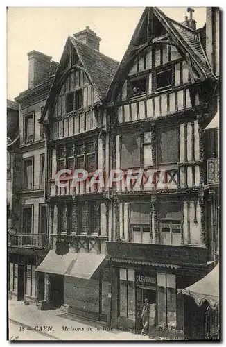 Cartes postales Caen Maisons de la Rue Saint Pierre Evrard